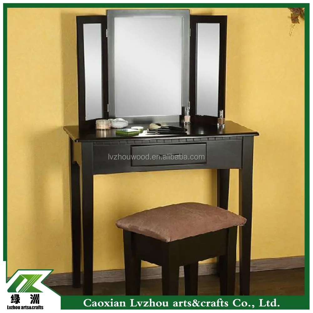 Aparador de madera con 3 espejos reposteria de tocador con taburete k d aparador Vestidores Aparador Para Fotos ~ Aparador de madera con 3 espejos reposteria de tocador con taburete k d aparador Vestidores