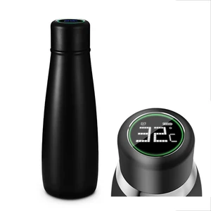 Image of Stainless Steel Smart thermos vacuum flask with Magnetic Charging