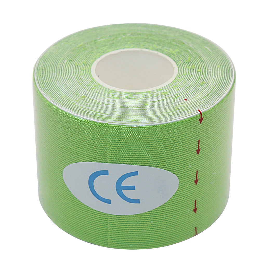 

CE ISO FDA Medical disposable Sports tape 5cm*5m kinesiology tape, Orange/purple/green/yellow/blue/skin/black/white/red/dark blue/pink/