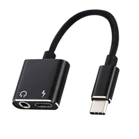 

3.5mm Earphone Plus + USB C Charger Audio Type-c Adapter For Letv