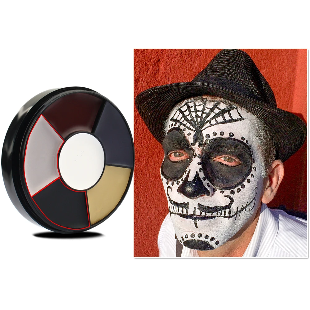 

Non-toxic Bloodcurdling zombie makeup set Halloween wound scars face paint