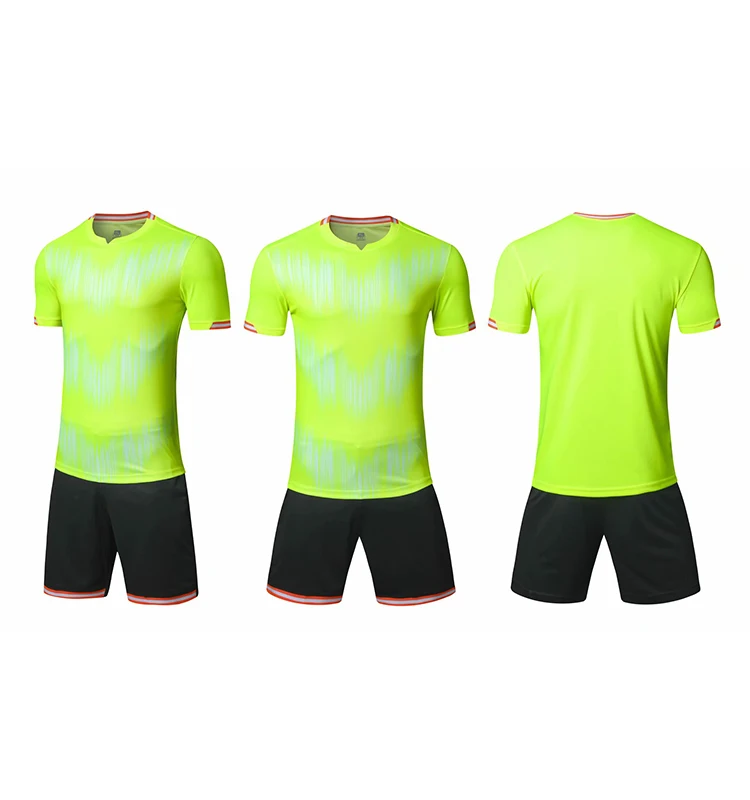 neon green soccer jersey