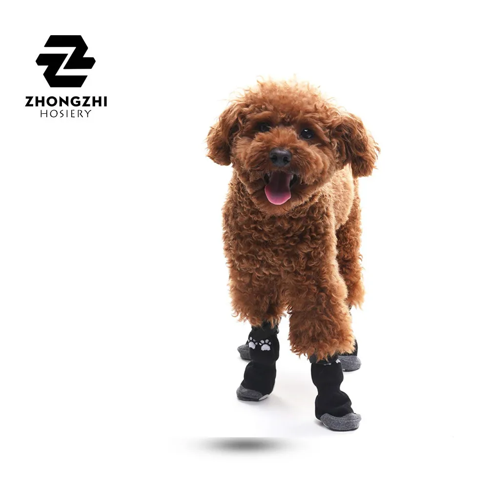 

Pet Sock Anti Slip Dog Socks for Large Dogs Hardwood Floors Pet Paw Protectors with Grips, Optional standard or accept customized