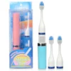 Mini travel electric toothbrush with double Replaceable toothbrush head Christmas promotion gift