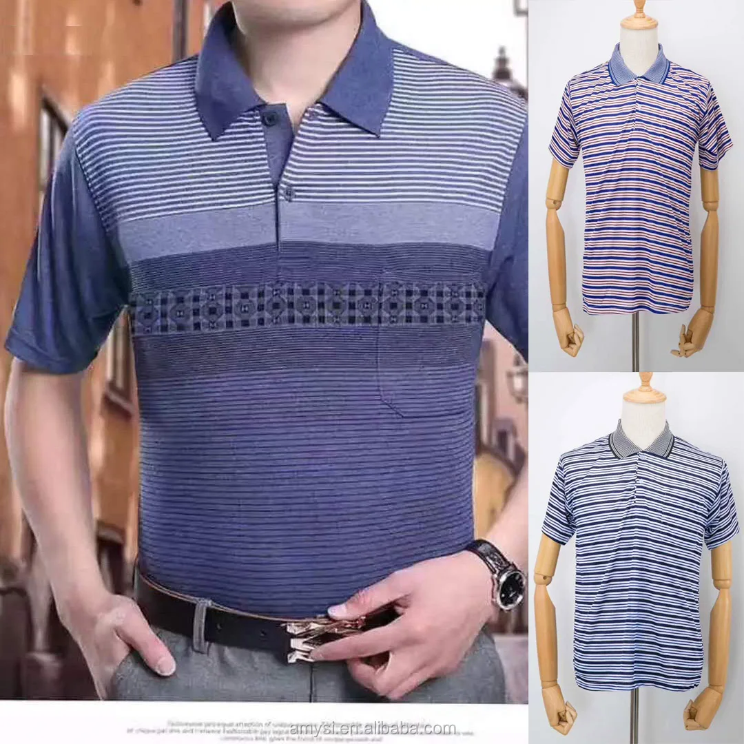 1.5 Dollars MY020 High quality Strip Styles For polo t shirt men, polo shirt men, man polo t-shirt