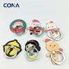Christmas Santa Claus Christmas gloves Festival Illustration Pattern Metal Rotation Ring Stand Holder Bracket for Smartphones
