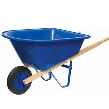 wooden toy wheelbarrow