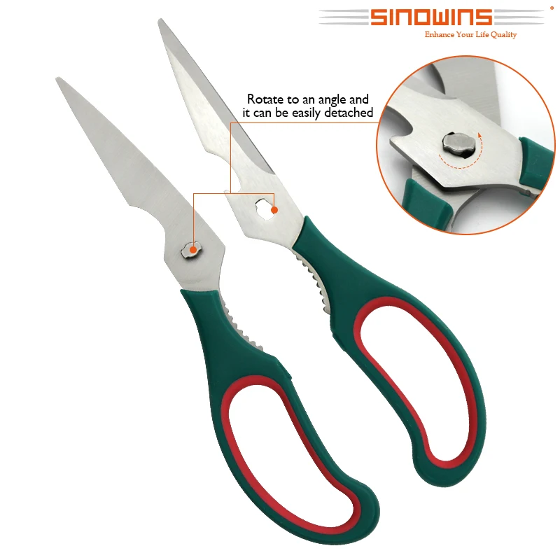 Heavy Duty Kitchen Scissors With Comfortable Rubber Grip Handles Buy   HTB1T.uErm8YBeNkSnb4q6yevFXaM 