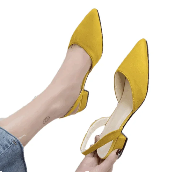 

Autumn Spring Heels Shoes Woman 2019 Women Sandals ladies Casual Wedding Shoes
