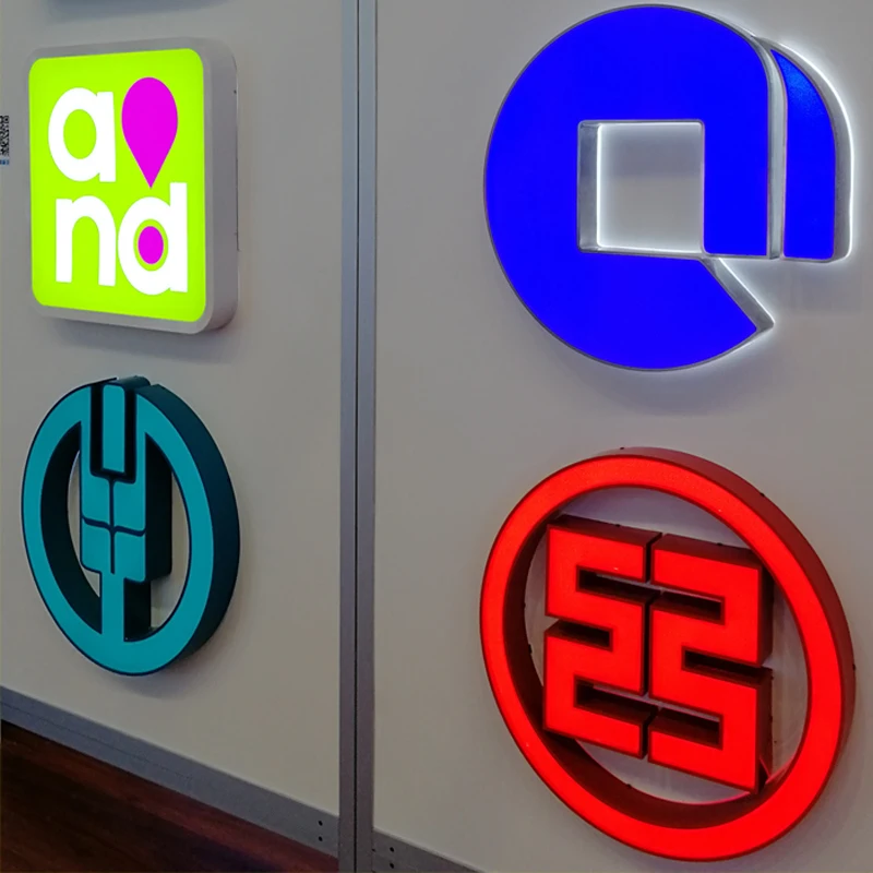 Hot sale promotional bright manufacturer custom 3D mini acrylic led luminous letters