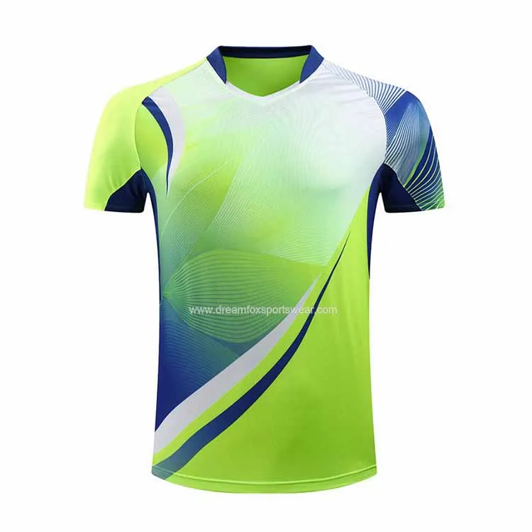 Top Quality Sublimation Team Table Tennis Shirt Digital Printing ...