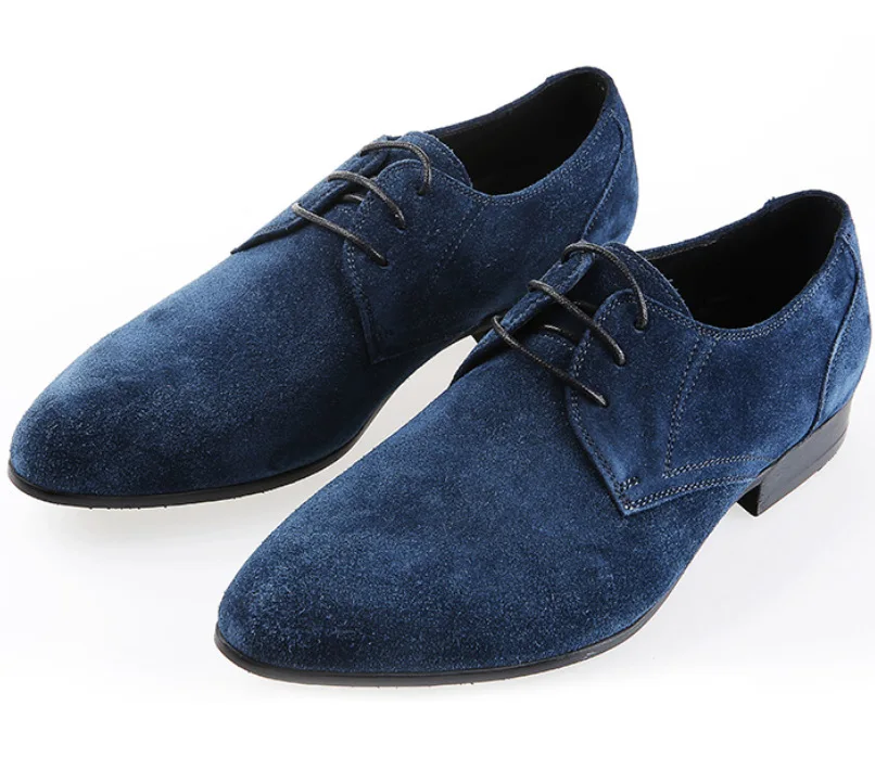 blue leather shoes mens