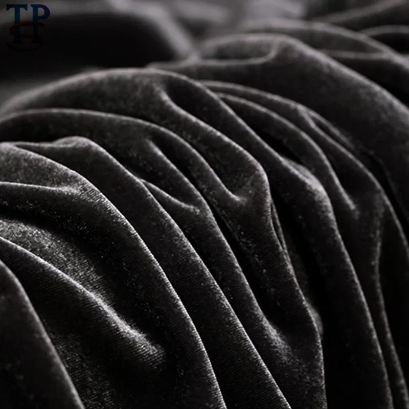 
plain solid dyed silk viscose fabric dyeing fashion silk velvet fabric 