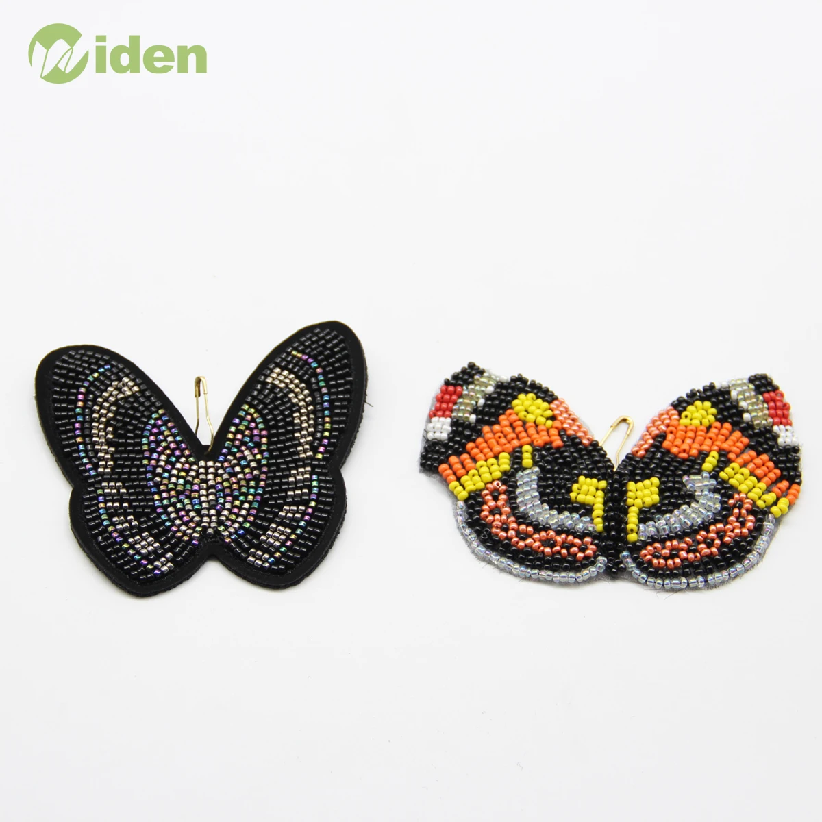 Wholesales Colorful Beaded Butterfly Applique