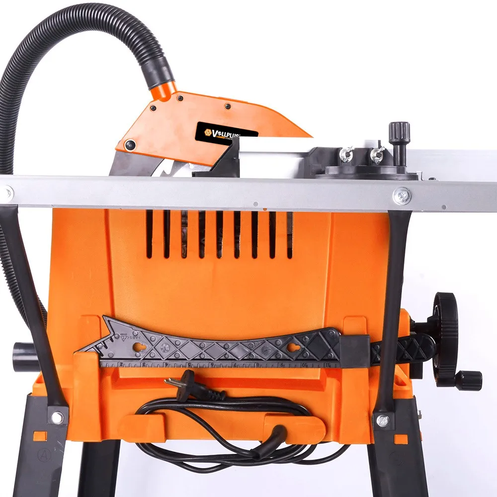 Vollplus VPTB1101 1800W 250mm High Speed Mini Sliding Table Saw for