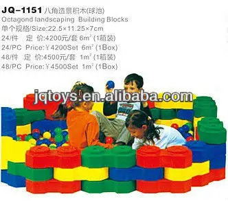 blocs de construction en plastique
