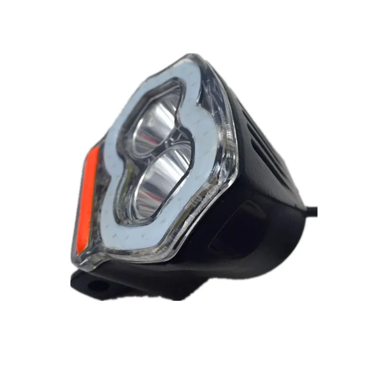 La motocicleta llevó la luz antiniebla 20W llevó la luz roja azul de la motocicleta del ojo del ángel del flash 12v con USB