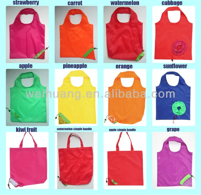 Fall Into Pouch Nylon Foldable Reusable Shopping Bags Buy Nylon