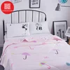 2019 wholesale bulk in stock various colors and patterns lightweight cheap polyester quilt