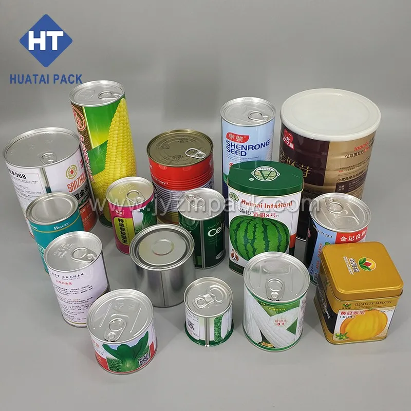 Vegetable Seed Packing Tin Cans Round Metal Cans Empty Metal Cans Buy