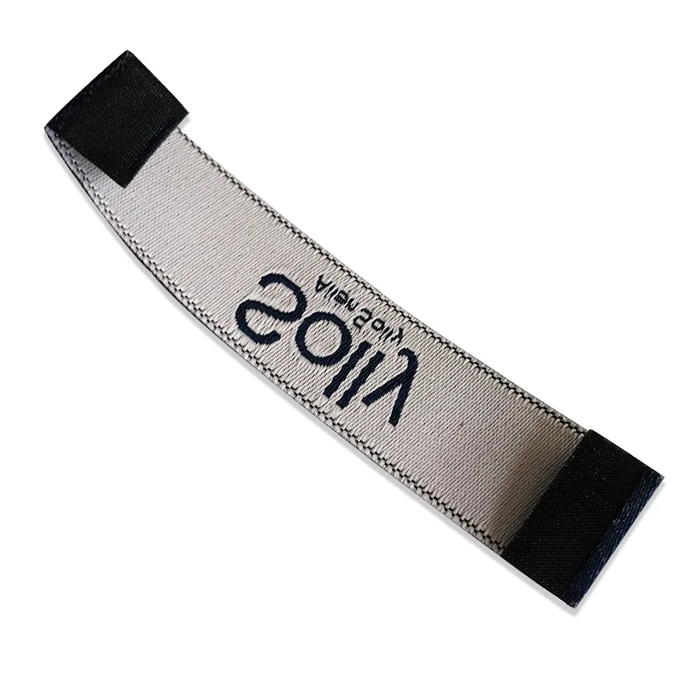 source end fold woven neck label clothing custom labels cheap on