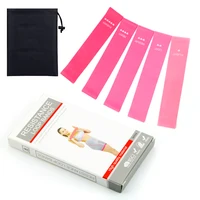 

Simplify Fit Resistance Loop Exercise Bands with Instruction Guide+Carry Bag Set of 5