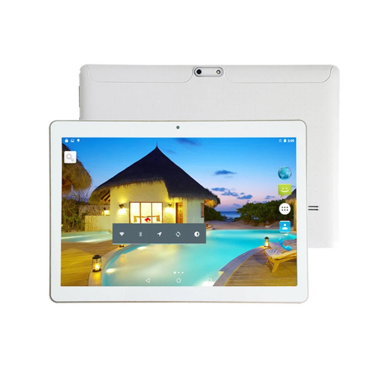 

hot sell 10 inch android 7.0 tablet pc 3g gps wifi 2gb+16gb quad core tablet with 1280*800 ips screen pc, Gold;white