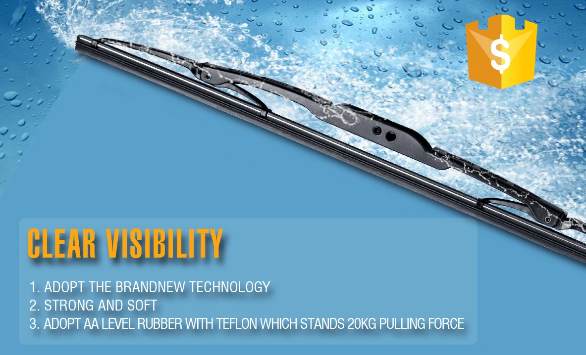 High Performance Metal Frame Wiper Blade For Right Hand Drive Car 12