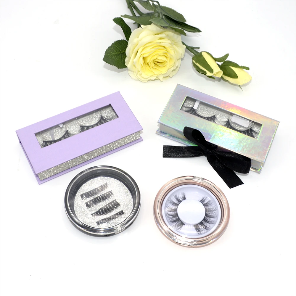 

10 Pairs False Eyelashes Real Mink Custom Lashes Packaging Mink Lashes, Natural black