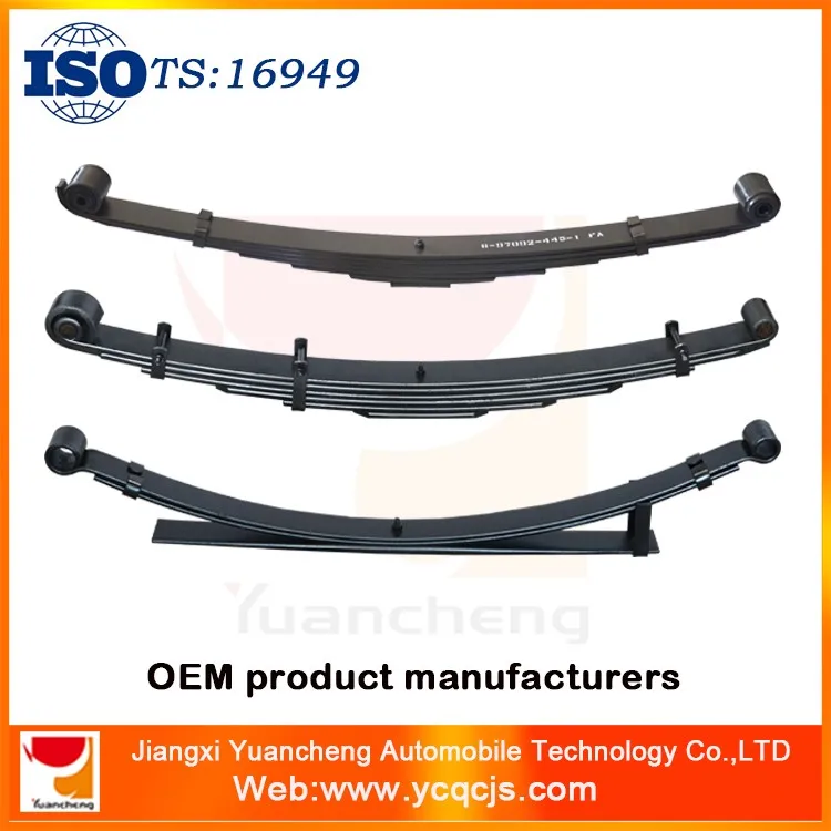 
Car Accessories Bus Suspension System Spare Parts truck car leaf spring 