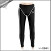 Shark skin full leg pant black diving suit/man white stripe surf board trunk/nylon spandex pure color diving swimming wear