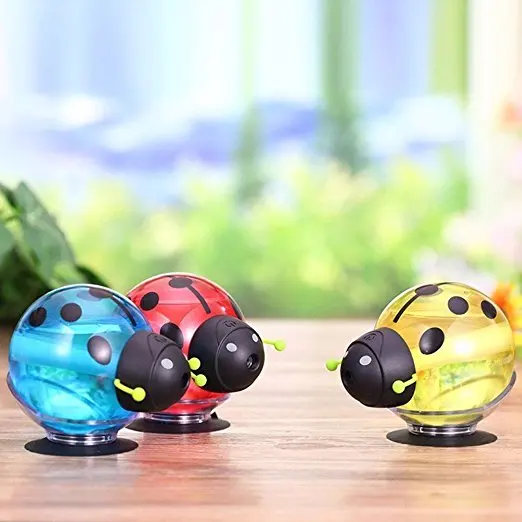 Air Humidifier,Cool Mist Humidifier, 260ML Beetle Cartoon Shape Air Humidifier 360 Degree Rotating Mini USB Humidifier car home