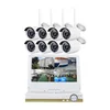 Business security system new product h.264 8channel ahd camera cctv wireless kit