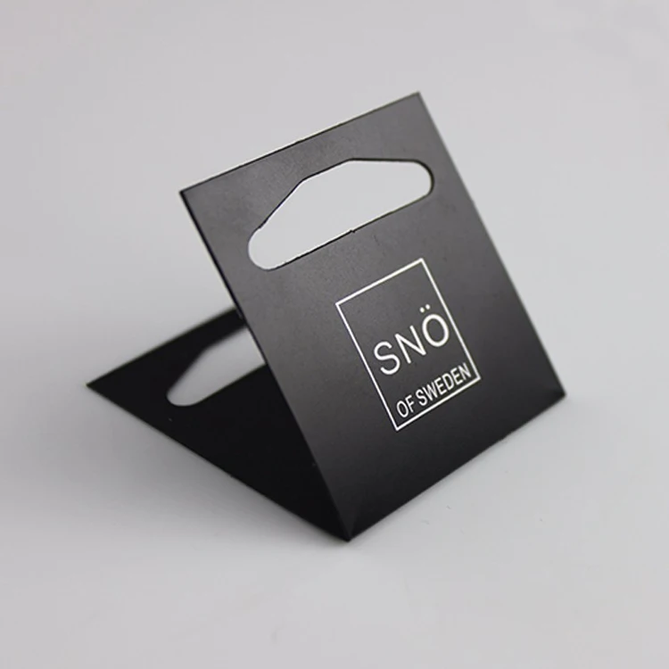 

Custom Fashion Black Jewelry Necklace Display Card