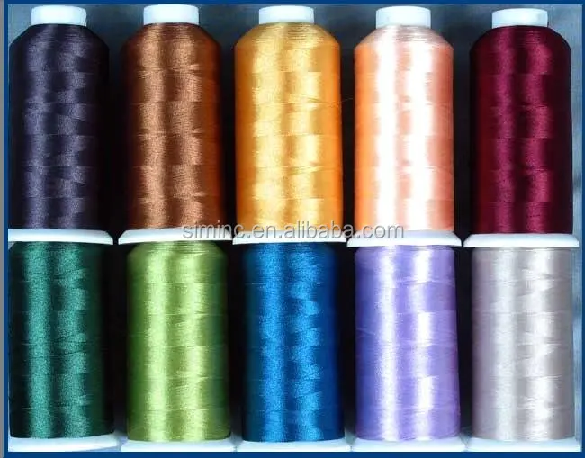 
Brand new Simthread manufacturer 100% polyester sewing thread Machine Embroidery Thread 
