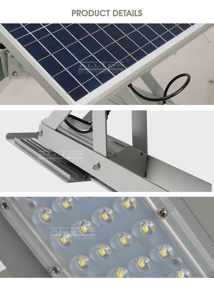 Integrated motion sensor IP65 outdoor 24w solar led street light price