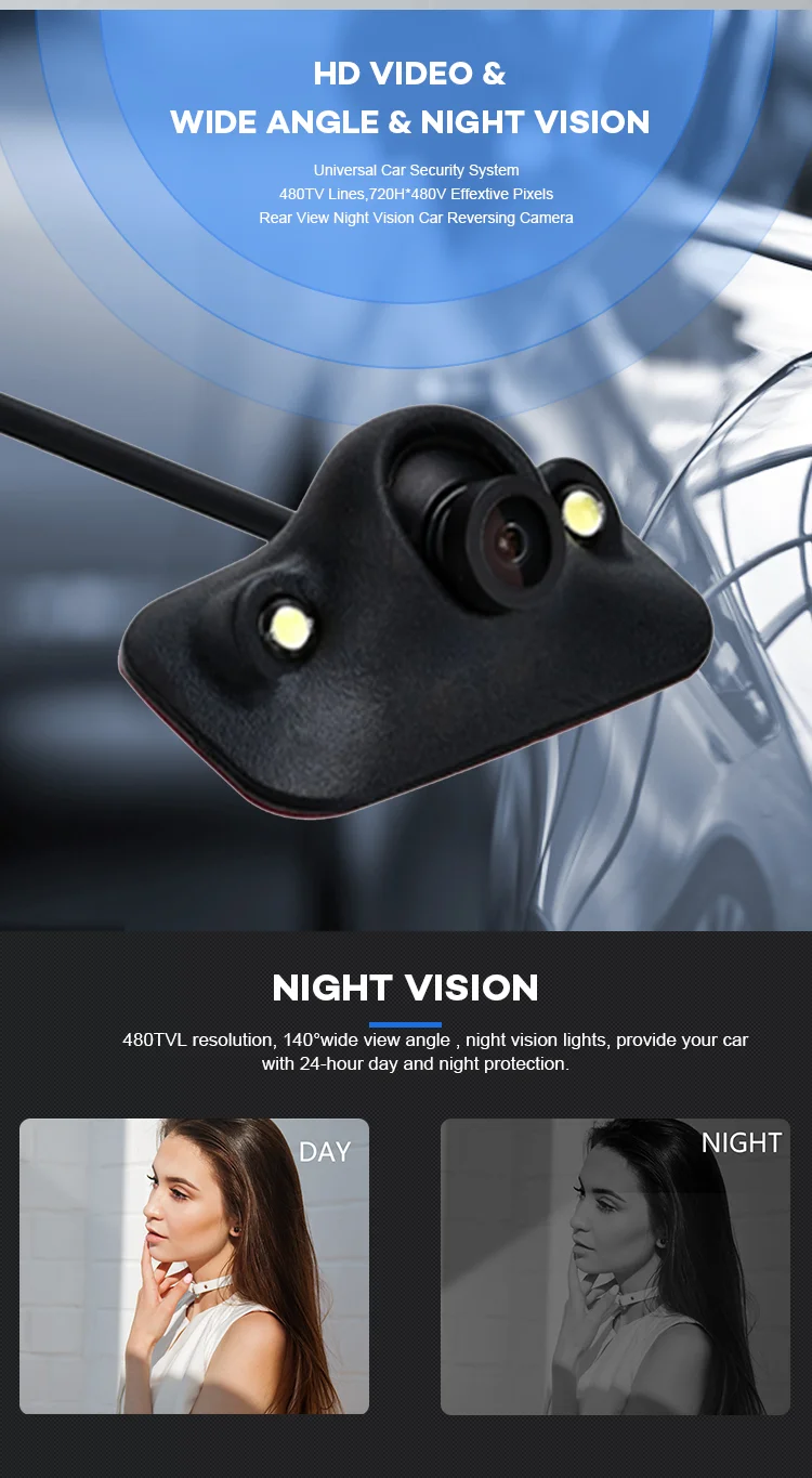 Ip67 Waterproof Hd Hidden Car Dvr Rearview Mirror Backup Camera Buy