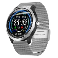 

2019 N58 ECG PPG smart watch 3D UI with ecg electrocardiograph holter display heart rate monitor blood pressure