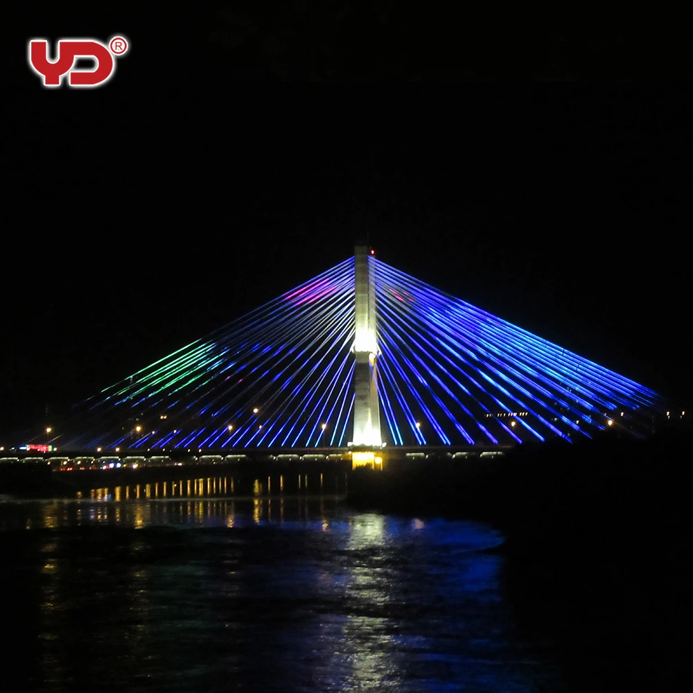 
YD Outdoor waterproof IP68 RGB LED bridge lighting 