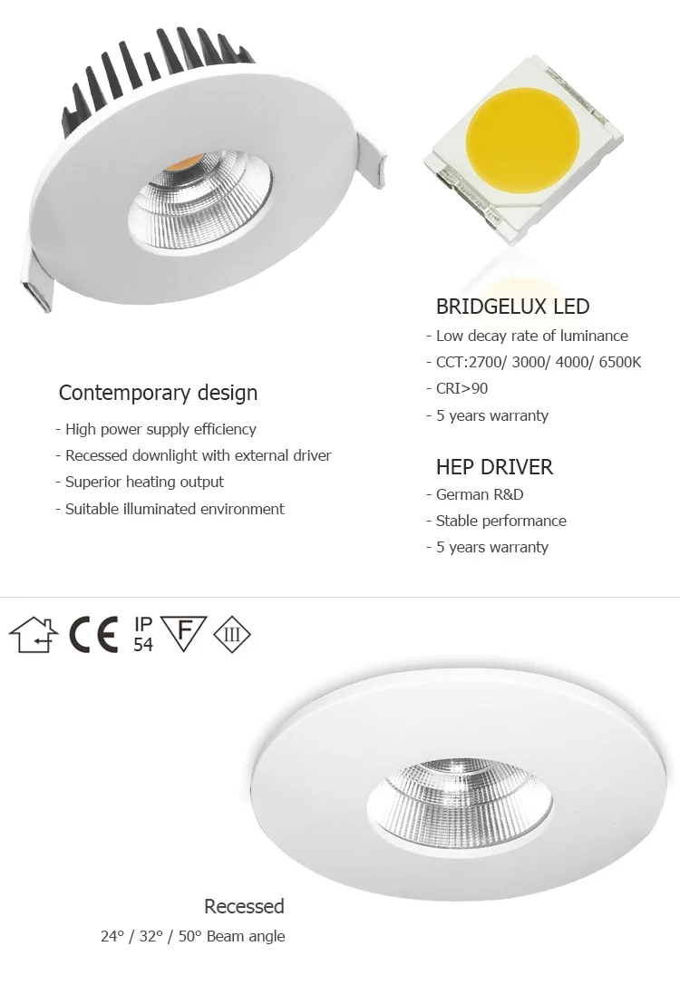 Luxury Design Ip44 12v Led Downlight With 80mm Aperture Downlight ...