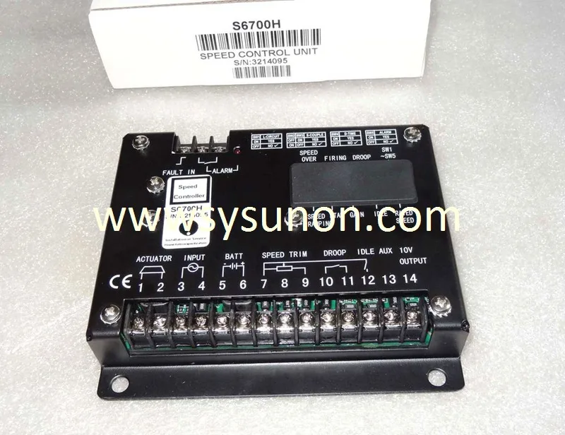 Diesel Engine Generator Control Unit/speed Controller/speed Governor