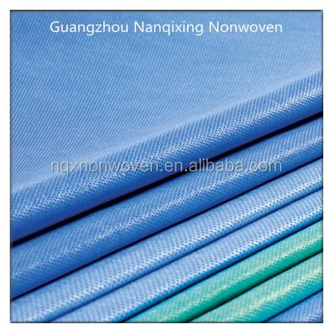 SGS telas 100% polypropylene spunbond , telas no tejidas, non slip fabric