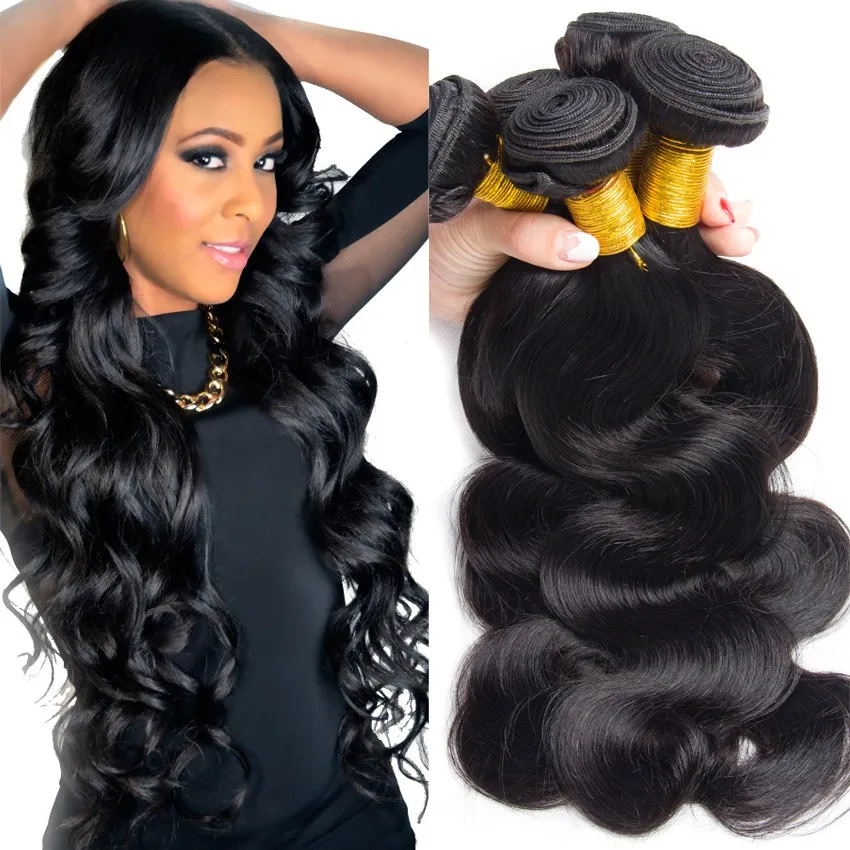 

Make you life colorful 12~22inches body wave weft indian extension remy virgin weaving 100% natural human hair