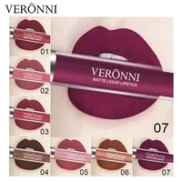 

VERONNI Matte Liquid Lipstick Waterproof Long Lasting Nude Lip Gloss Lipgloss Lip Makeup 13 colors Labiales