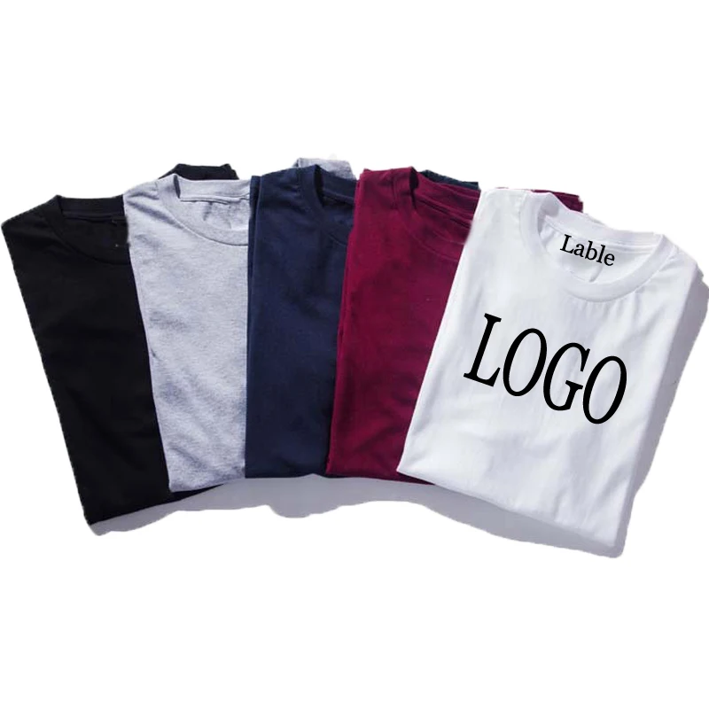 
Custom short sleeve 100% cotton printing blank t shirt men in clothing manufacture 