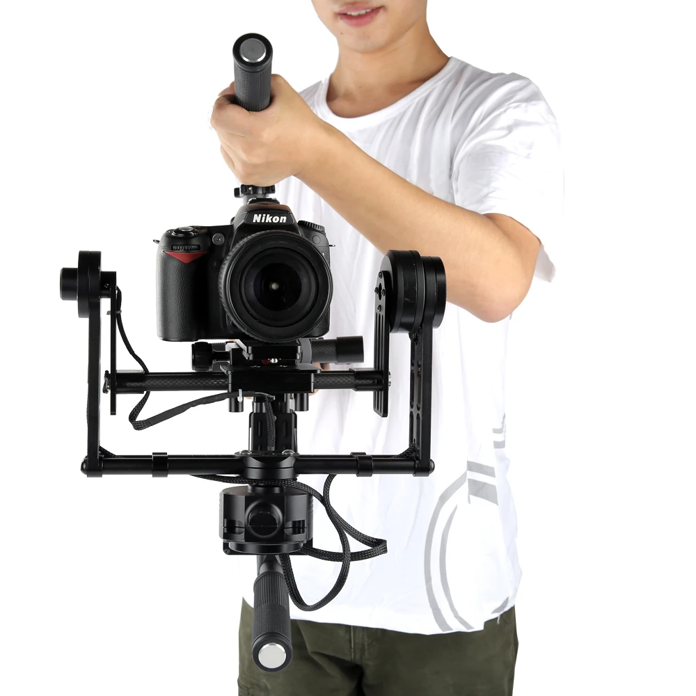 Yelangu G2 Plus Camera and DSLR 3 Axis Gimbal For GH4 A7s 5D2 5D3 BMCC