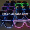 Manufacturer supply whole sale multi color glow rave party lighting el shutter sunglasses