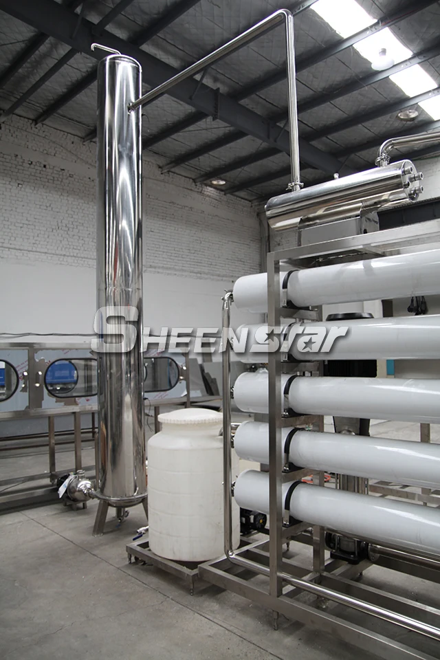 10t/hour Pure Water Purification Systems For Africa With Revers Osmosis