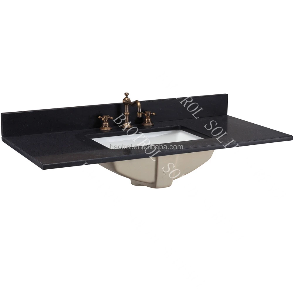 High Glossy Quartz Surface Bathroom Countertop Lowes Vanity Top