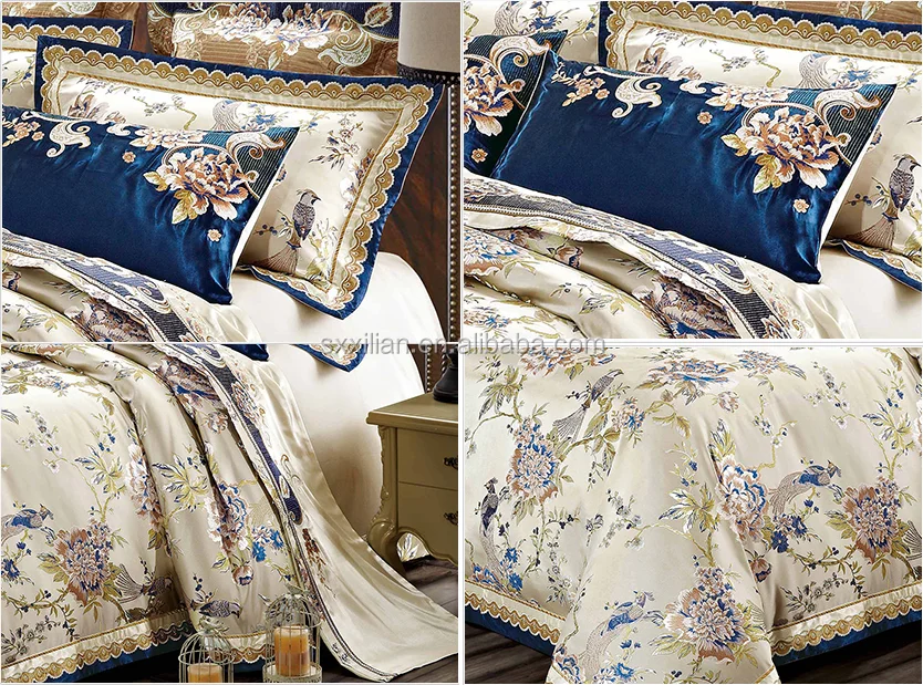 Luxury Cotton Satin Jacquard Wedding Down Quilt Cover Quilt Sheet Buy